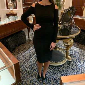 Rachel Roy Black Midi Cocktail Dress XS or S